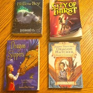 4 book supernatural/fiction book lot collection